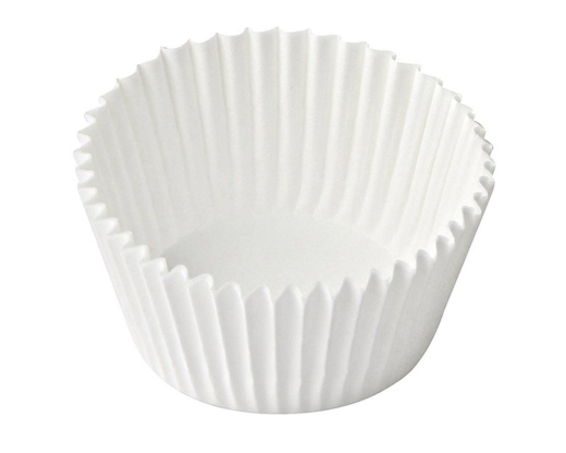 Gebäckkapseln weiß Ø 20 x 19 mm, 1000 Stk.