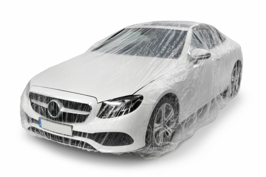 Autoabdeckhaube Autoplane PE transparent 430×630cm in Werkstattqualität