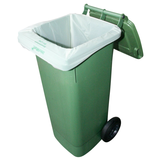 BIOMAT kompostierbare Abfallbeutel für organische Abfälle | 80L 81x110cm, 10 Stk.