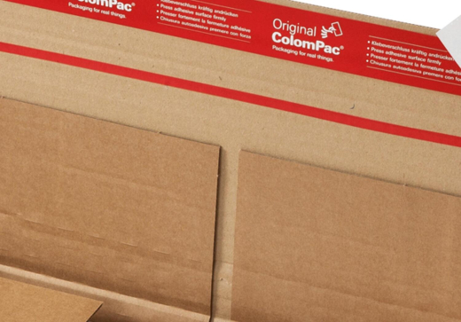 ColomPac Universal-Versandverpackung 400 x 340 x -95mm Extra Stabil mit Selbstklebeverschluss & Aufreißfaden