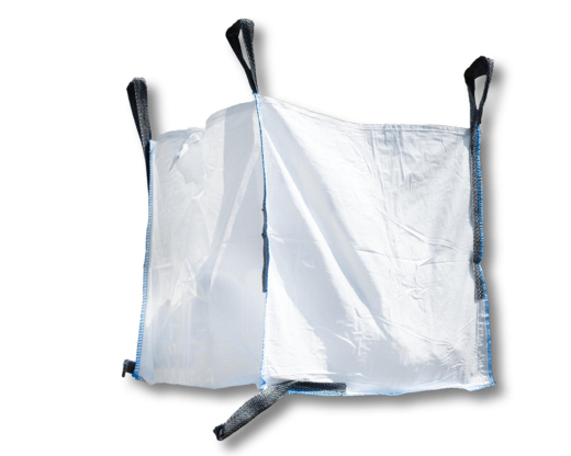 Big Bag 90 x 90 x 90 cm Typ Stein mit 4 Hebeschlaufen und 2 Bodenschlaufen