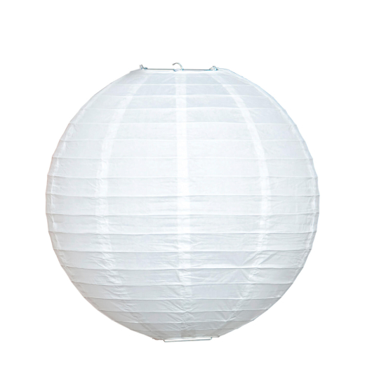 Lampion rund weiß Ø 35 cm