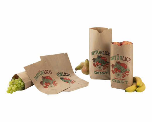 Obstbodenbeutel aus Natronpapier 190x290mm 60gr. 1,5 KG, 1000 Stk.
