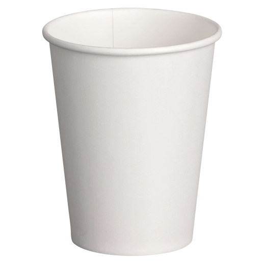 Heiß- und Kaltgetränkebecher weiß, Pappe beschichtet, 4oz., 100 ml, 50 Stk.