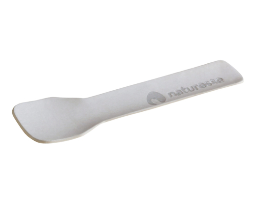 Eislöffel Eisspatel Papier Karton FSC® 'naturesse' 9,5 cm weiss, 150 Stk.