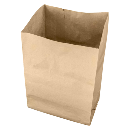 Papierbeutel Einkaufsbeutel Obst/Gemüse 10l, 200+170x360mm kompostierbar braun, 10 Stk.