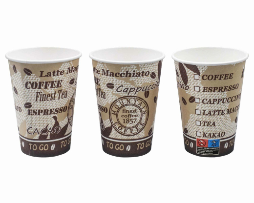 Automatenbecher Kaffeebecher 70,3mm Ø 'Coffee Mountain' 180 ml 100 Stk.