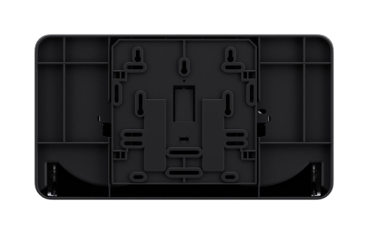 Satino Jumbo Doppelrollen-Toilettenpapierspender Centerfeed mit Innenabwicklung, CF2, schwarz