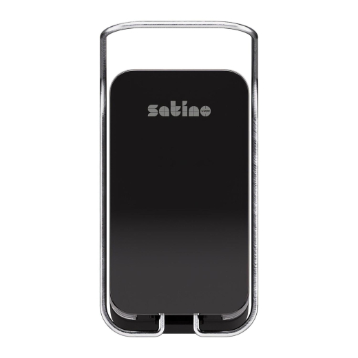 Satino Hyginity Clean&Care Seifenspender 500 ml, System SF2, 26,1 cm x 12,2 cm x 11,7 cm, manuell, schwarz
