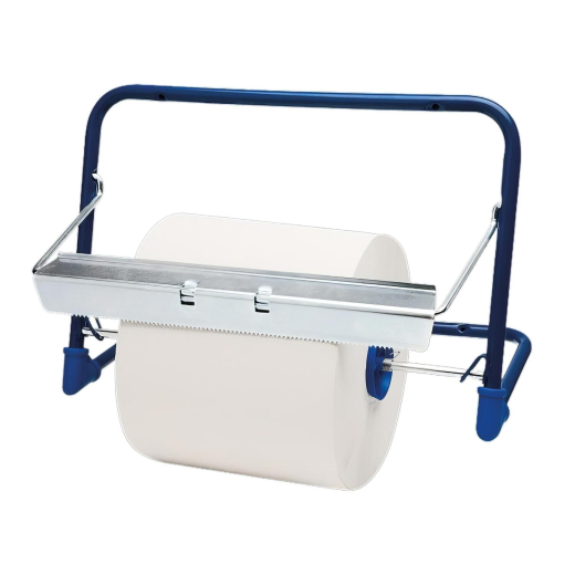 Celtex Putzpapierspender Wandhalter blau 500x264x375mm bis max. 40cm Rollen