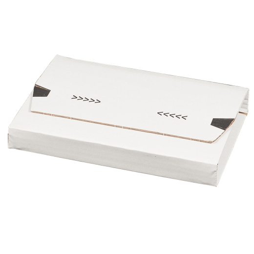 Universalverpackung 300x220mm bis 80mm Höhe Selbstklebeverschluss Aufreißfaden A4 weiß