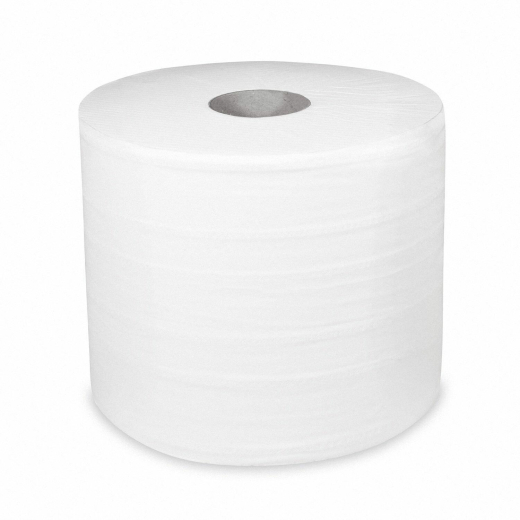 Industrie-Putztuchrolle geprägt Tissue 2-lagig Ø 27 x 38cm x 304m weiß, 2 Stk.