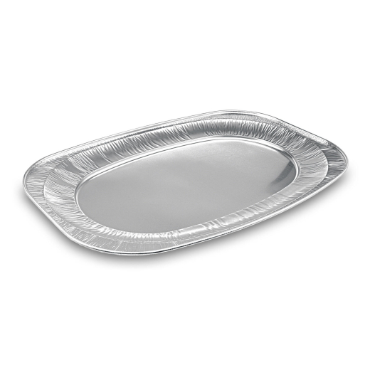 Alu-Catering-Platten Aluminium-Partyplatten Servierplatten 55 x 36 cm, 10 Stk.