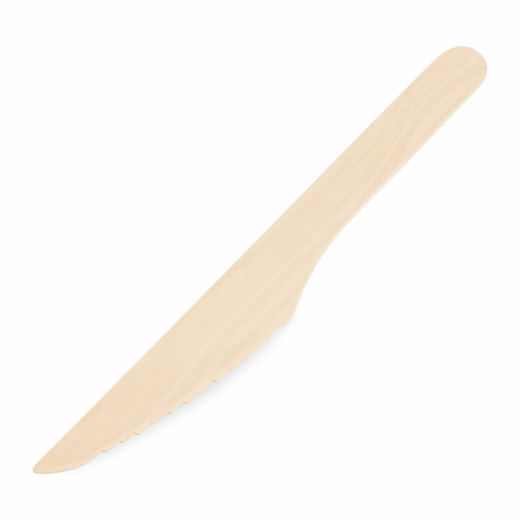 Holz-Messer 160mm, lebensmittelecht, splitterfrei, 100 Stk.