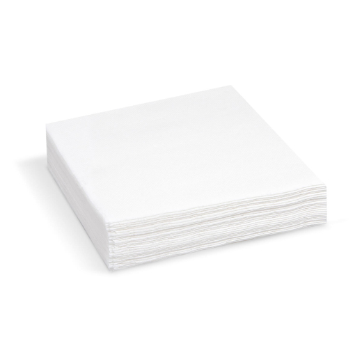 Servietten Prägeservietten 1-lagig, 33 x 33 cm, weiß, 500 Stk.