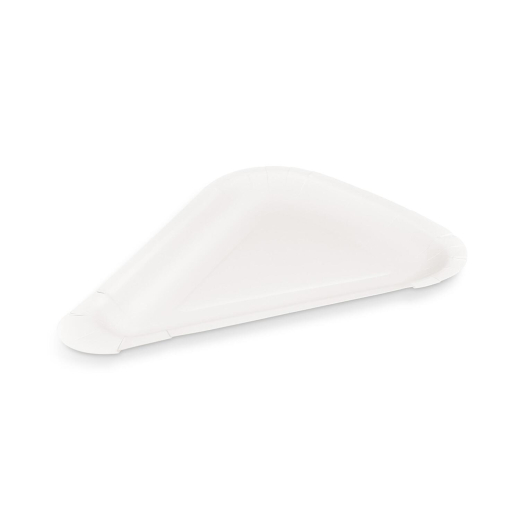 Pizzateller aus Papier FSC Mix weiß, 26,5 x 20 cm, 250 Stk.