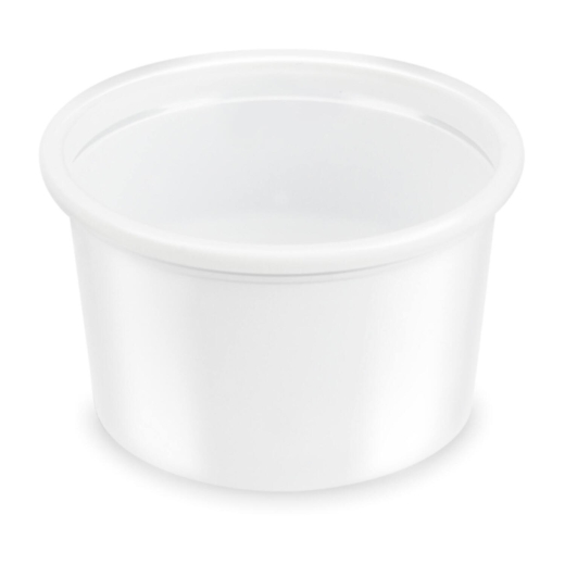 Dressingbecher Feinkostbecher weiß PP 30 ml mit Ø 46 mm 50 Stk.