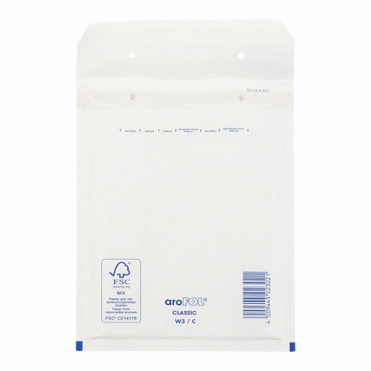 AROFOL CLASSIC Luftpolstertasche 3/C-13W, 150x215mm, weiß, für B6+