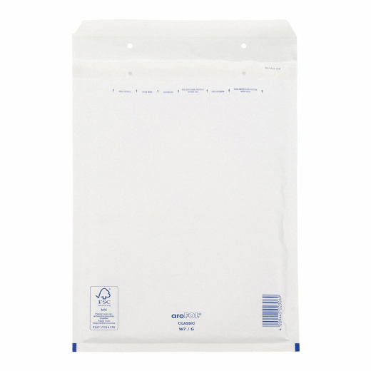AROFOL CLASSIC Luftpolstertasche 7/G-17W, 230x340mm, für C4+, weiß