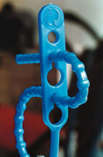 Schnellbinder Blitzbinder Länge 245mm wiederverschließbar gelb, 100 Stk.