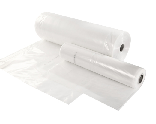 Abdeckfolie für langfristige Verwendung 3 Jahre 2000mm x 50m, 150my LDPE transp.