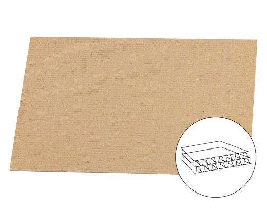 Palettenzwischenlage Kartonplatte für EURO Paletten 1200x800mm 2-wellig