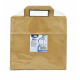 Papiertragetaschen 25 x 26 x 17 cm mit EAN-Code braun, 50 Stk.