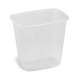 Rechteckbecher klar 108 x 82 x 107 mm 500 ml (PP), 1000 Stk.