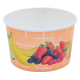 Eisbecher, Pappe rund 340 ml Ø 101mm, Höhe 63mm, 'Fruchtreigen', 50 Stk.