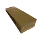 Blockbodenbeutel Gold 80 + 50mm x 250mm 3-lagig, 100 Stk.