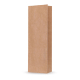 Blockbodenbeutel Natron Kraftpapier braun 70 + 40 x 205mm, 100 Stk.
