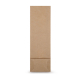 Blockbodenbeutel Kraftpapier braun mit Sichtfenster 55 + 30 x 175mm, 1000 Stk.
