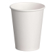 Kaffeebecher 'Coffee To Go' Pappbecher 100% ohne Kunststoff weiß 200ml, 50 Stk.