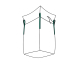 Big Bag 40x40x75cm Standard unbeschichtet SWL 500 kg