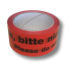 Warnklebeband 'Palette nicht belasten' PP Acrylatkleber geräuscharm 50mm x 66m