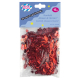 Metallkonfetti Luftschlangen, Metallic rot, 18mm, 15gr.