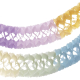 Girlande 'Pastellfarben' aus Papier, schwer entflammbar, Ø17cm, 3.6m, 1 Stk.