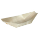Fingerfood Schalen 'Schiffchen' aus Holz, 25cm, 50 Stk.