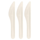 Messer aus Bagasse, naturweiß, 16cm, 100Stk.