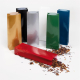 Blockbodenbeutel Gold 80 + 50mm x 252mm 4-lagig, 500 Stk.