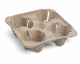 Getränkehalter Tragetablett Becherhalter 4 Becher Coffee to Go 21x21cm, 90 Stk.