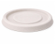Deckel für Dressingbecher Dipschale 30ml 60ml aus Bagasse Zuckerrohr Ø62mm, 50 Stk.