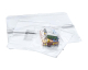 Adhäsionsverschlussbeutel LDPE mit Warntext gelocht 300 x 500mm 40my, 100 Stk.