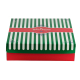 Keksbox Gebäckkarton mit Alubeschichtung 'Weihnachten' 350 x 350 x 100mm, 42 Stk.
