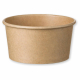 Eisbecher Feinkostbecher aus Kraftpapier FSC® rund 140 ml braun Ø 90 mm, 50 Stk.