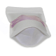 Standbodenbeutel Kraftpapier weiß mit Fenster, 110x185x65mm, 250ml, 1000 Stk.