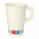 Henkelbecher Kaffeebecher weiß, Pappe beschichtet, 200 ml, 80 Stk.