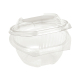 Salatschalen mit fixem Deckel aus transparentem Kunststoff (PLA) 250ml, 50 Stk.