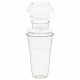 Trinkbecher 500ml+Domdeckel+ 90ml Einsatzbecher stapelbar PLA, 100 Stk.
