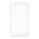 Bestecktaschen weiß 240x125mm inkl. Serviette 390x380mm weiß, 500 Stk.